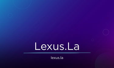 Lexus.La - Creative brandable domain for sale