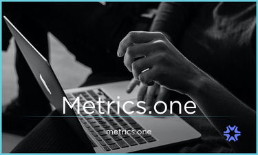 Metrics.one - Creative brandable domain for sale