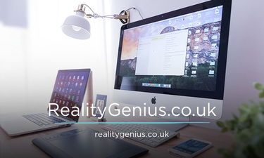RealityGenius.co.uk - Creative brandable domain for sale