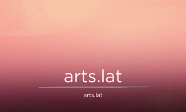 Arts.Lat - Creative brandable domain for sale