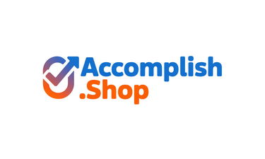 Accomplish.shop - Creative brandable domain for sale