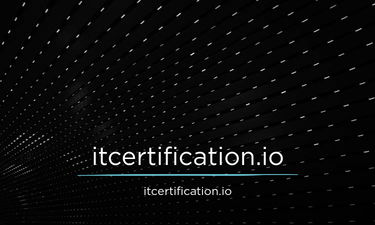 ITCertification.io - Creative brandable domain for sale