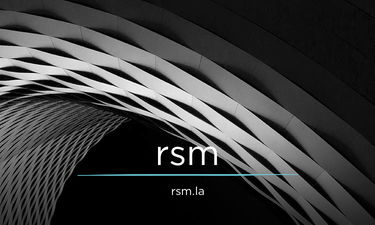 RSM.la - Creative brandable domain for sale