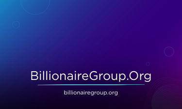 BillionaireGroup.Org - Creative brandable domain for sale