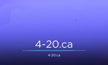 4-20.ca - Creative brandable domain for sale