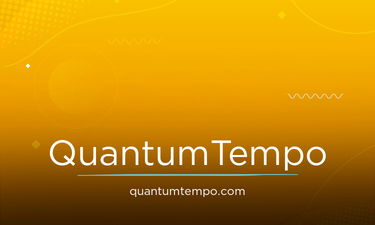 QuantumTempo.com - Creative brandable domain for sale