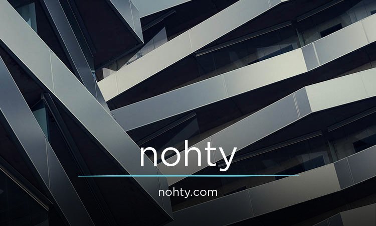 Nohty.com - Creative brandable domain for sale