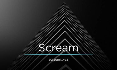 Scream.xyz - Creative brandable domain for sale