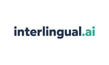 Interlingual.ai - Creative brandable domain for sale