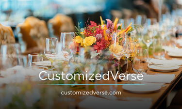 CustomizedVerse.com - Creative brandable domain for sale