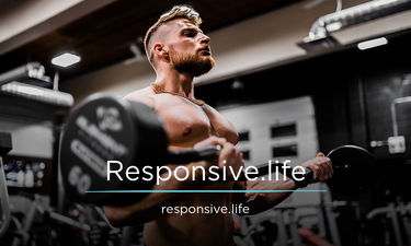 Responsive.life - Creative brandable domain for sale