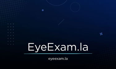 EyeExam.la - Creative brandable domain for sale