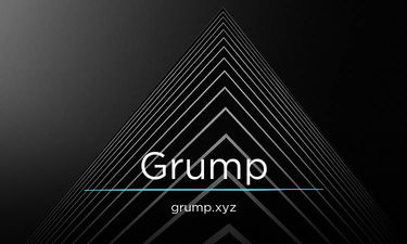 Grump.xyz - Creative brandable domain for sale