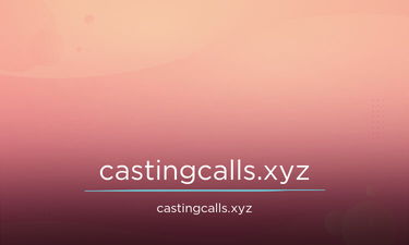 castingcalls.xyz - Creative brandable domain for sale