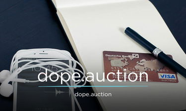 Dope.auction - Creative brandable domain for sale