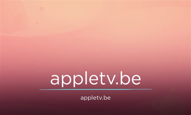 AppleTV.be