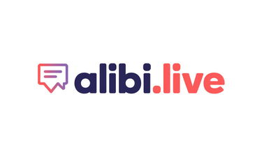 Alibi.live - Creative brandable domain for sale