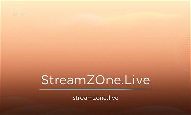 StreamZone.Live - Creative brandable domain for sale