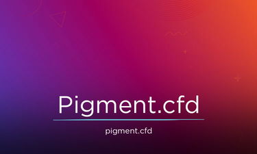 Pigment.cfd - Creative brandable domain for sale
