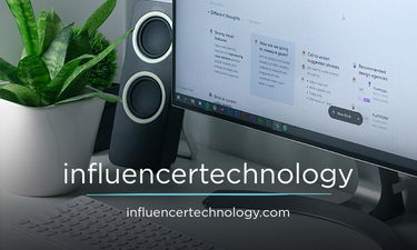 InfluencerTechnology.com - Creative brandable domain for sale