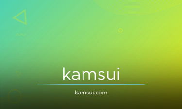 Kamsui.com - Creative brandable domain for sale