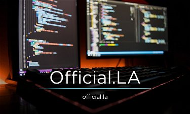 Official.LA - Creative brandable domain for sale