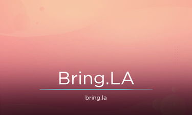 Bring.LA - Creative brandable domain for sale