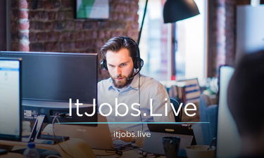 ItJobs.Live - Creative brandable domain for sale