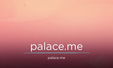 Palace.me - Creative brandable domain for sale