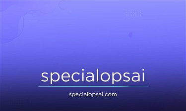 SpecialOpsAI.com is for sale