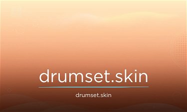 DrumSet.skin - Creative brandable domain for sale