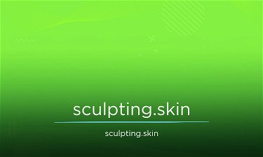 Sculpting.skin - Creative brandable domain for sale