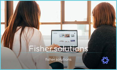 Fisher.solutions - Creative brandable domain for sale