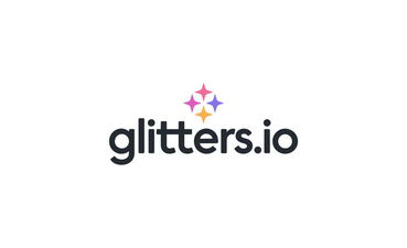 Glitters.io - Creative brandable domain for sale