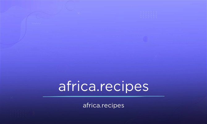 africa.recipes