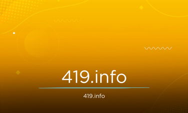 419.info - Creative brandable domain for sale