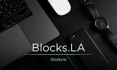 Blocks.LA - Creative brandable domain for sale