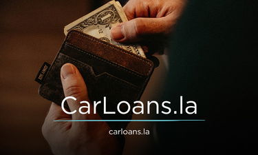 CarLoans.la - Creative brandable domain for sale