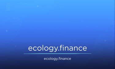 Ecology.finance - Creative brandable domain for sale