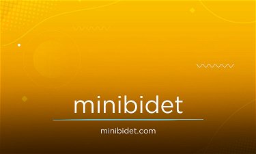 MiniBidet.com - Creative brandable domain for sale