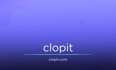 ClopIT.com - Creative brandable domain for sale