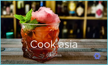 Cook.asia - Creative brandable domain for sale
