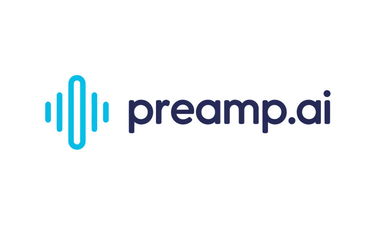 Preamp.AI - Creative brandable domain for sale