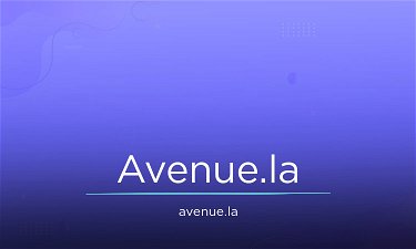 Avenue.la - Creative brandable domain for sale