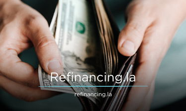 Refinancing.la - Creative brandable domain for sale