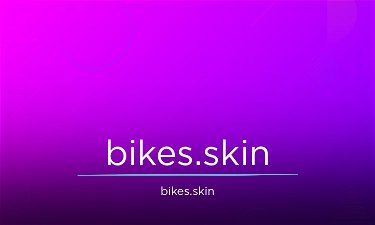 Bikes.skin - Creative brandable domain for sale