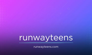 RunwayTeens.com - Creative brandable domain for sale