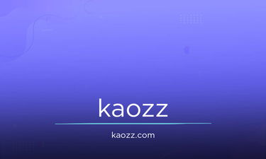 Kaozz.com - Creative brandable domain for sale