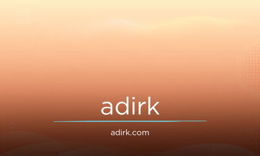 Adirk.com - Creative brandable domain for sale