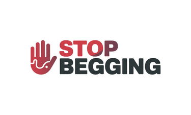 StopBegging.com - Creative brandable domain for sale